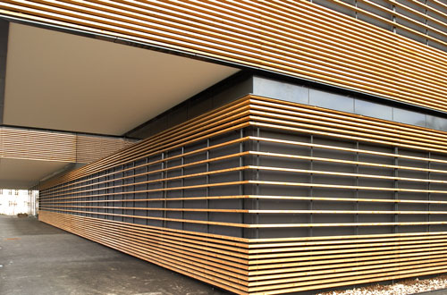 Fassadenverkleidung Holz oder HPL-Platten Selfkant